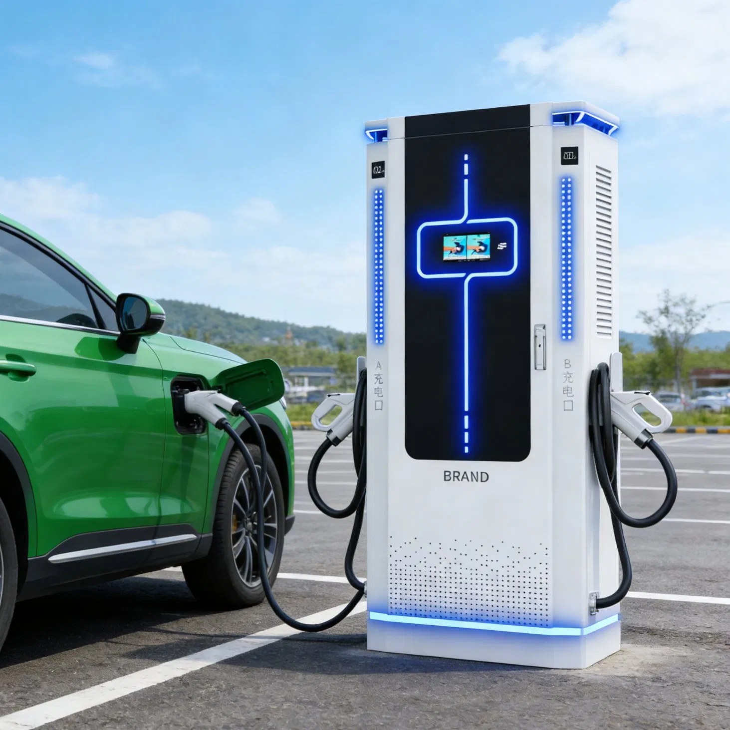 80kw EV Charging Station120kw 160kw 200kw 240kw Charging Station Ocpp Electric Vehicle Charging Station CCS2 Electric Vehicle Charging Station