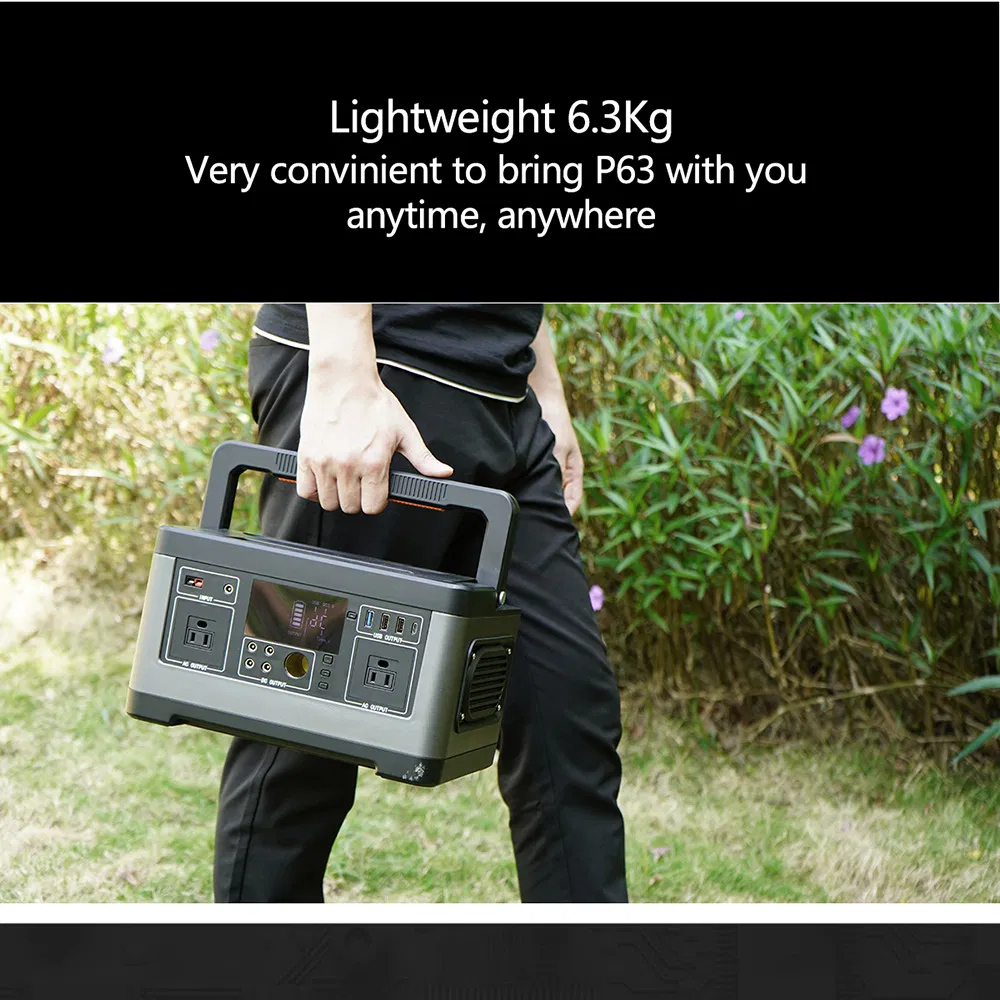 Factory Lithium-Ion Battery Min 300W 500W 1000W off Grid Solar Power Station System 2400W Portable Solar Backup Power Generator for Camping