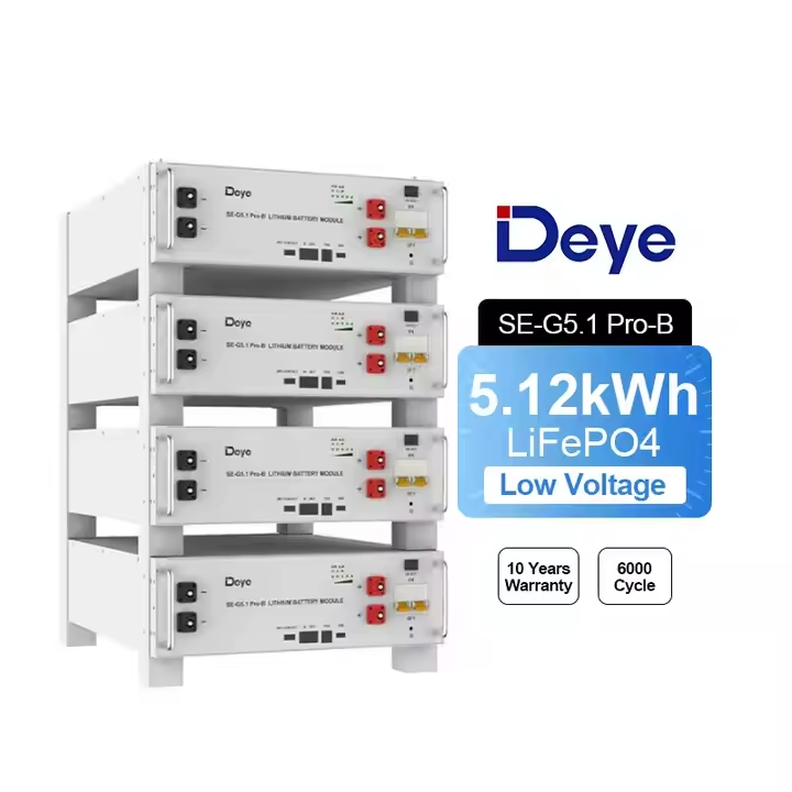 Deye Se-G5.1 Lithium Power Bank High-Performance Energy Storage Solution Compatible with Solar &amp; Grid-Tied Systems