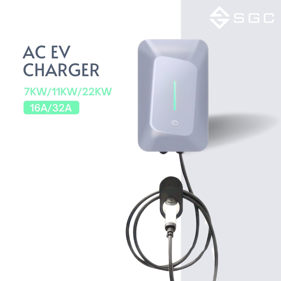 Smart Home AC EV Charger Charging Station 7kw 11kw 22kw Type 2 Wallbox for Electric Car
