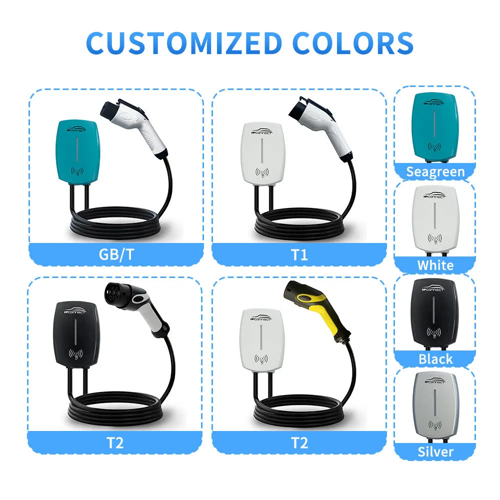 IEC AC Home Charging Car Charger 7kw EV Wallbox Charger EV Charging Station