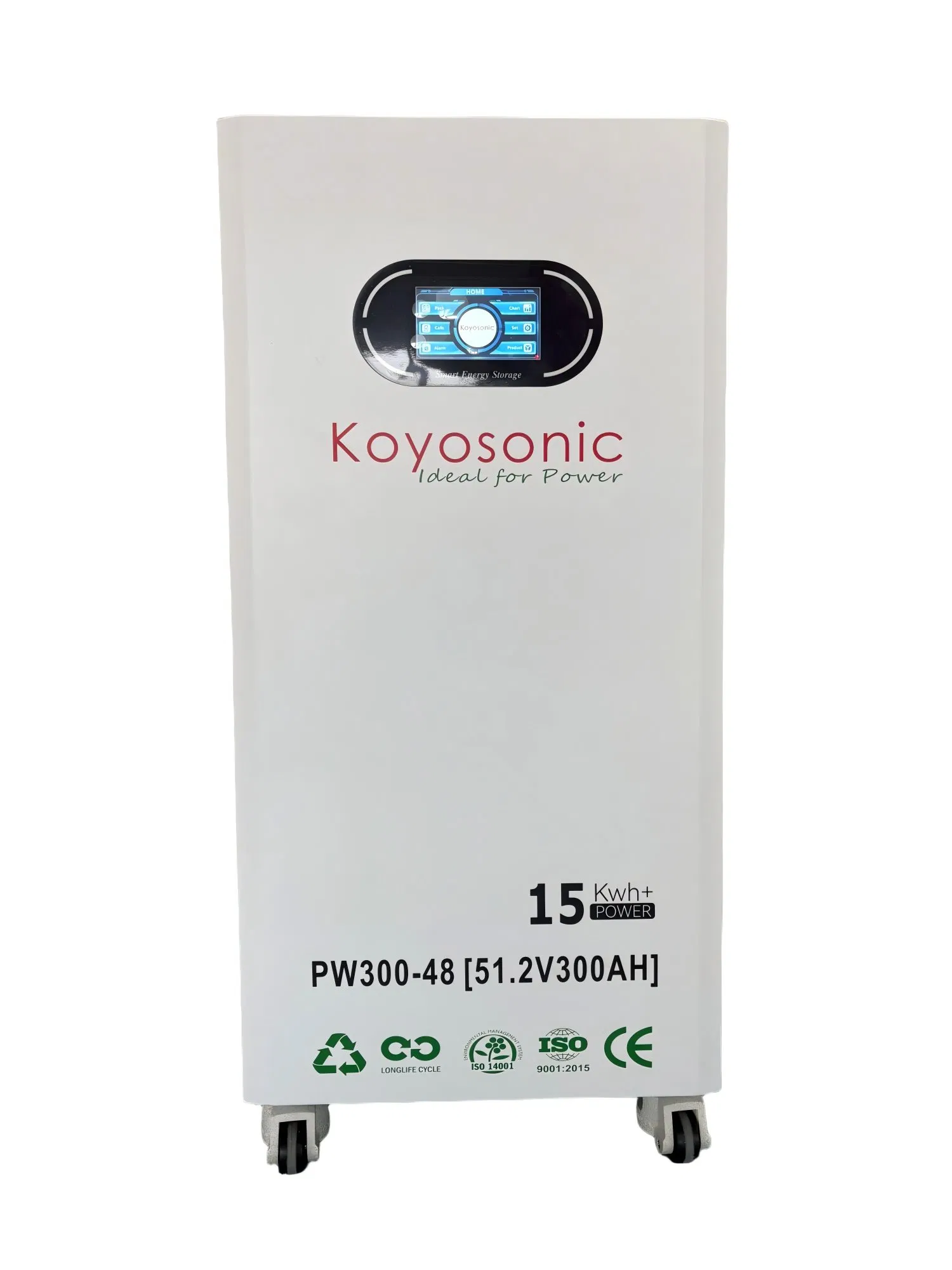 51.2V 300ah Wall Mounted LiFePO4 15kwh / 16kwh Lithium Battery for Residential Solar Home Energy Storage Systems, off-Grid Systems, Backup Power Systems