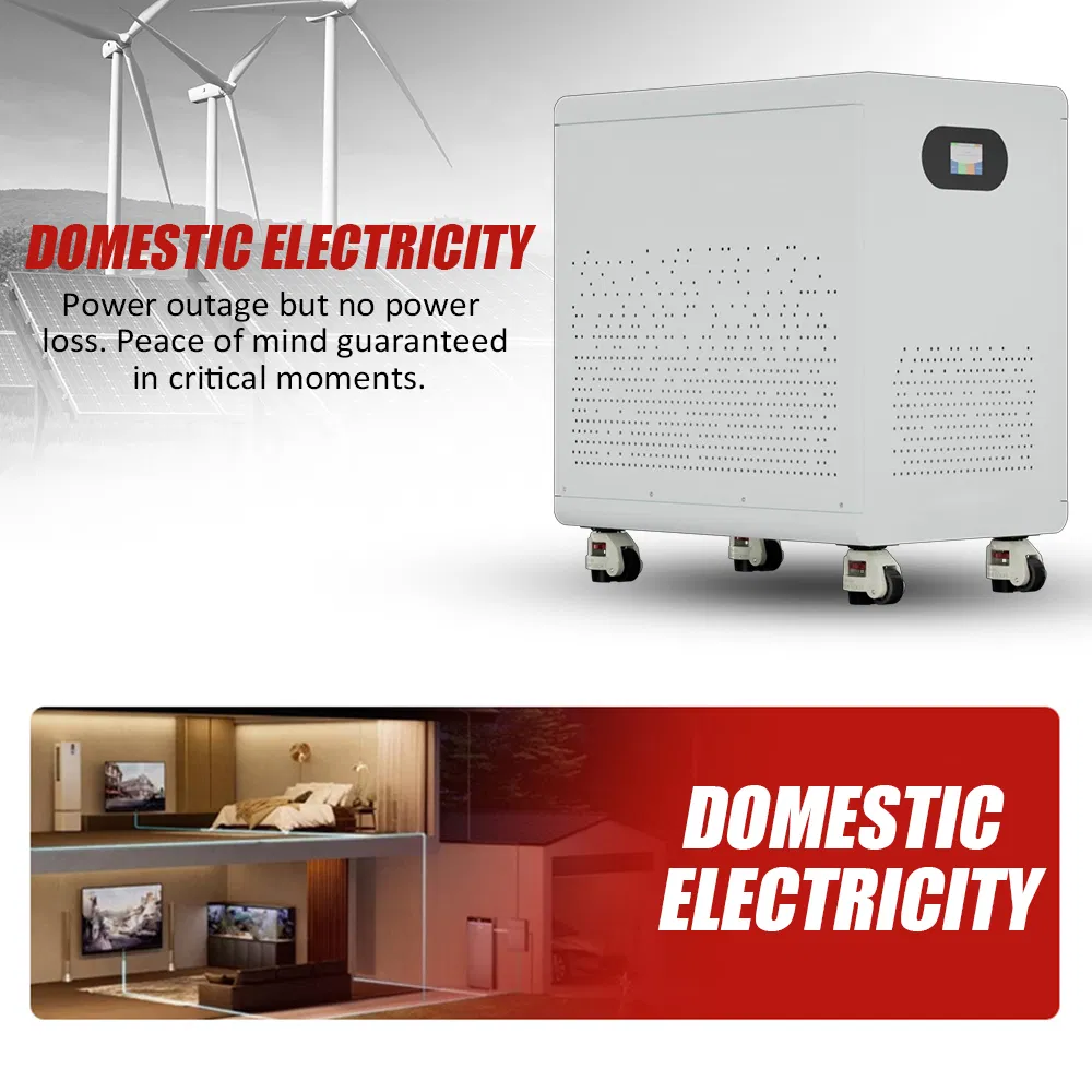 Large Capacity 48kwh off-Grid Home Storage System Lithium LiFePO4 Solar Energy Battery for Residential Backup