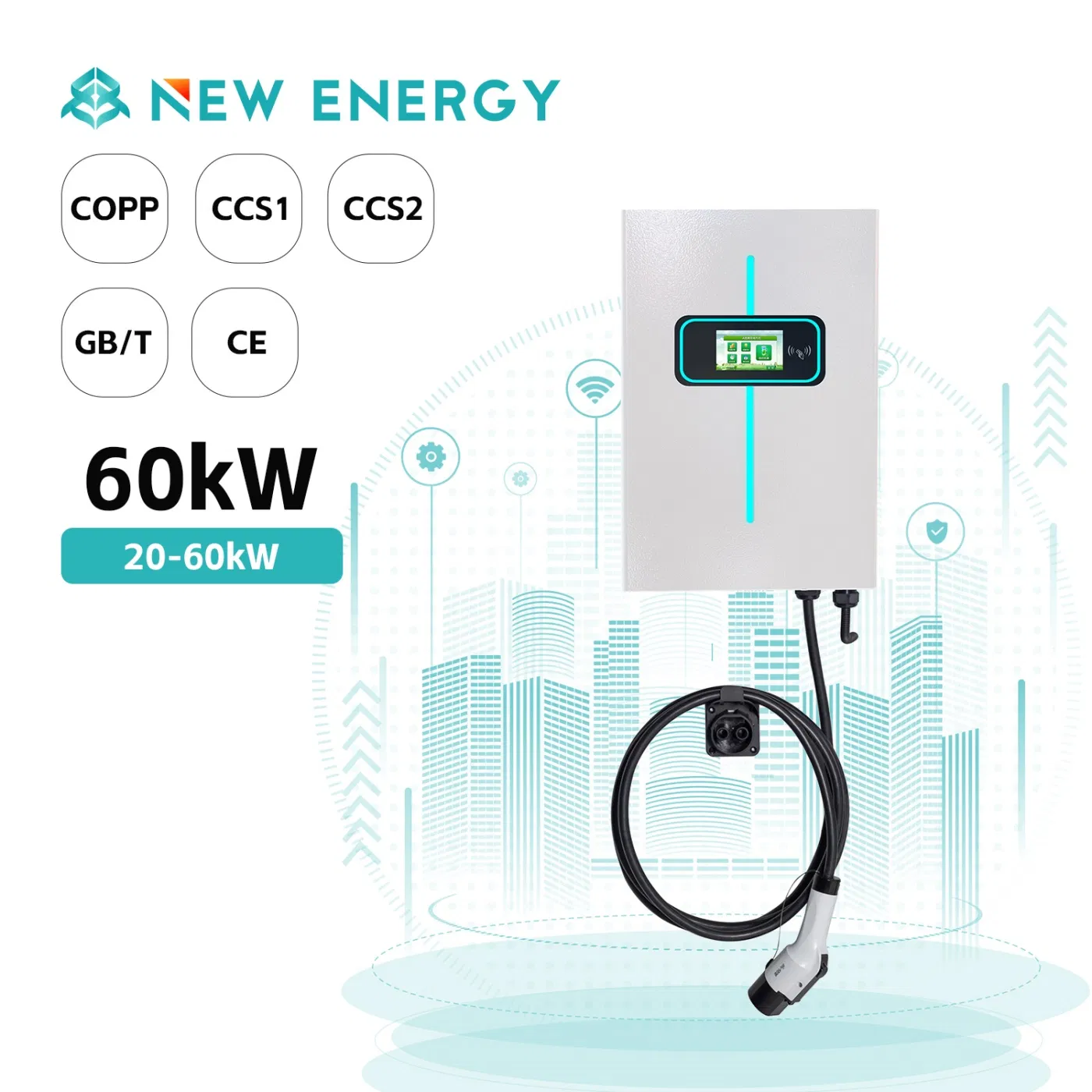 Long Lifespan Public Transportation and Charging Network EV DC Charging Station