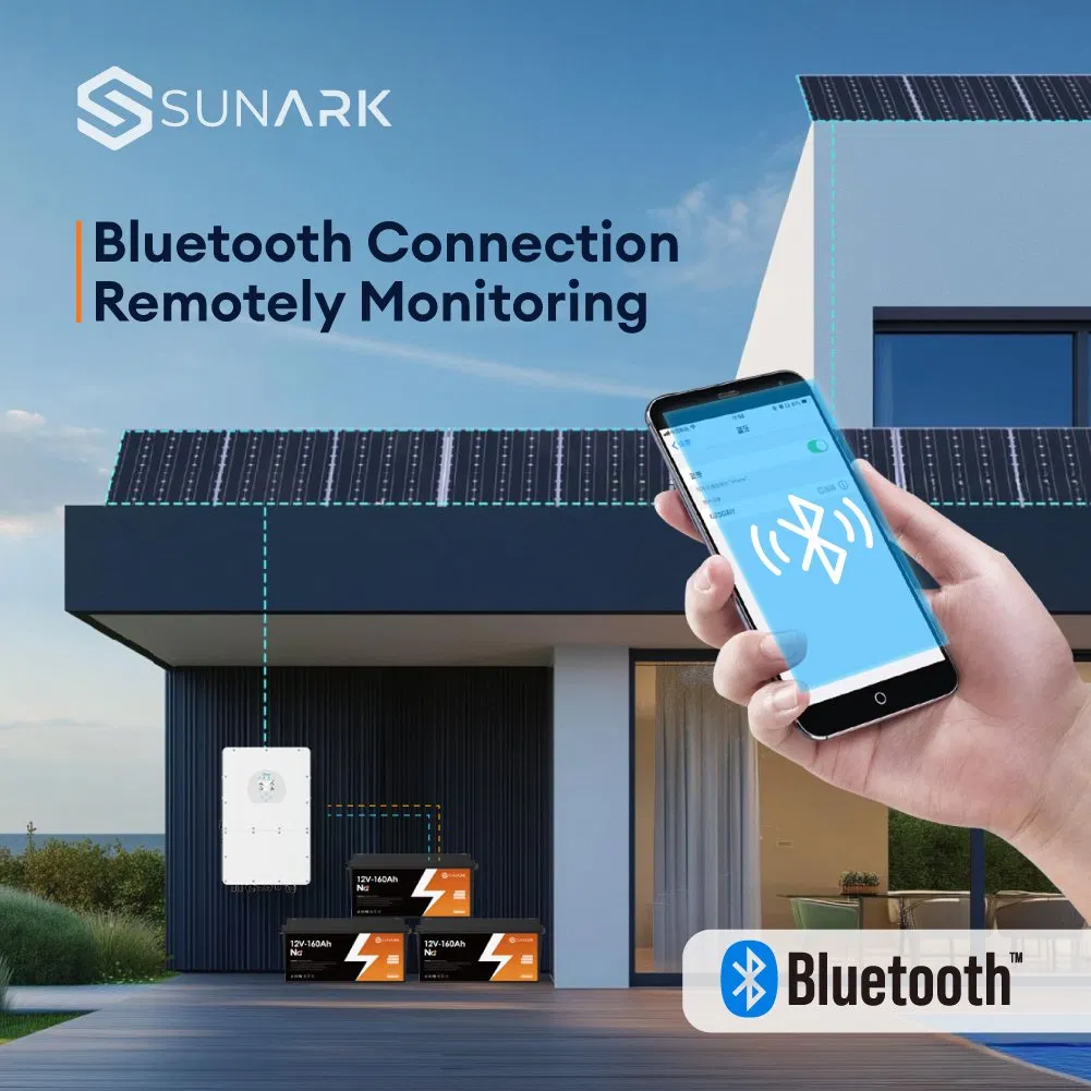 Sunark Na-Ion Battery with 12V 160ah High Energy Density for off-Grid Solar System Power Backup