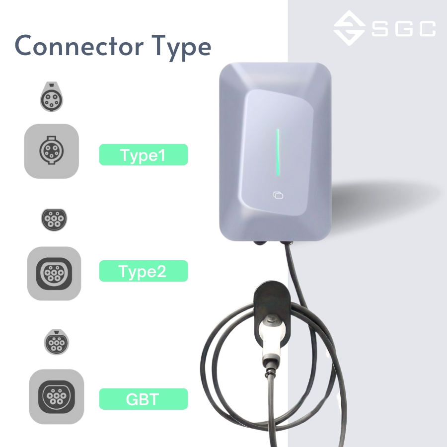 Smart Home AC EV Charger Charging Station 7kw 11kw 22kw Type 2 Wallbox for Electric Car