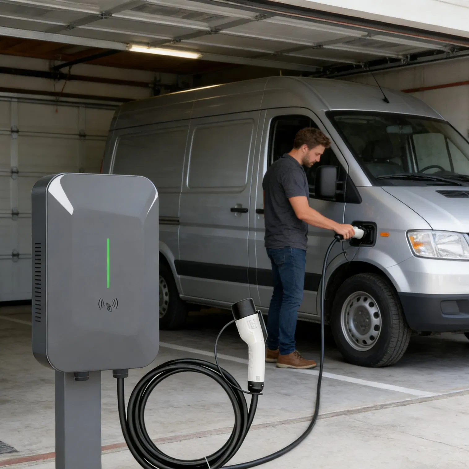 Ocpp Smart AC Commercial Station for Parking Lots - EV Charger