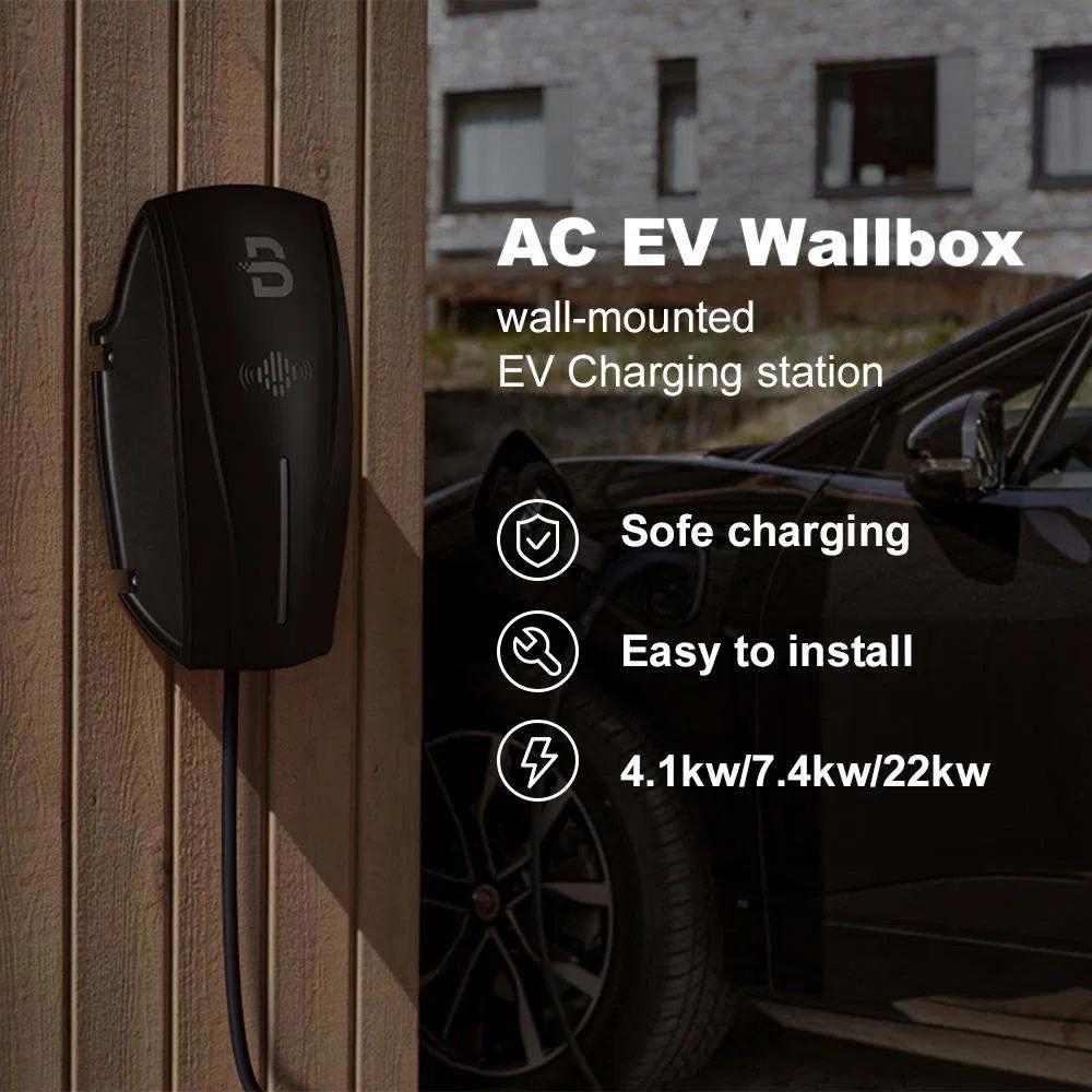 Beny 3 Phase 380V AC EV Charger Level 2 Home Electric Car Charger Type1 Type2 GB/T 22kw EV Charging Station
