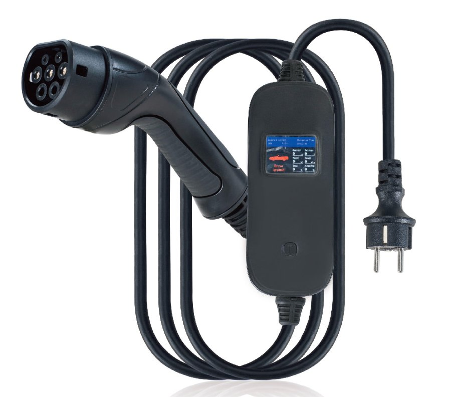 Smart Home Outdoor AC 3.5kw EV in-Vehicle Charging Station Portable Electric Vehicle Charger for Fast Charging