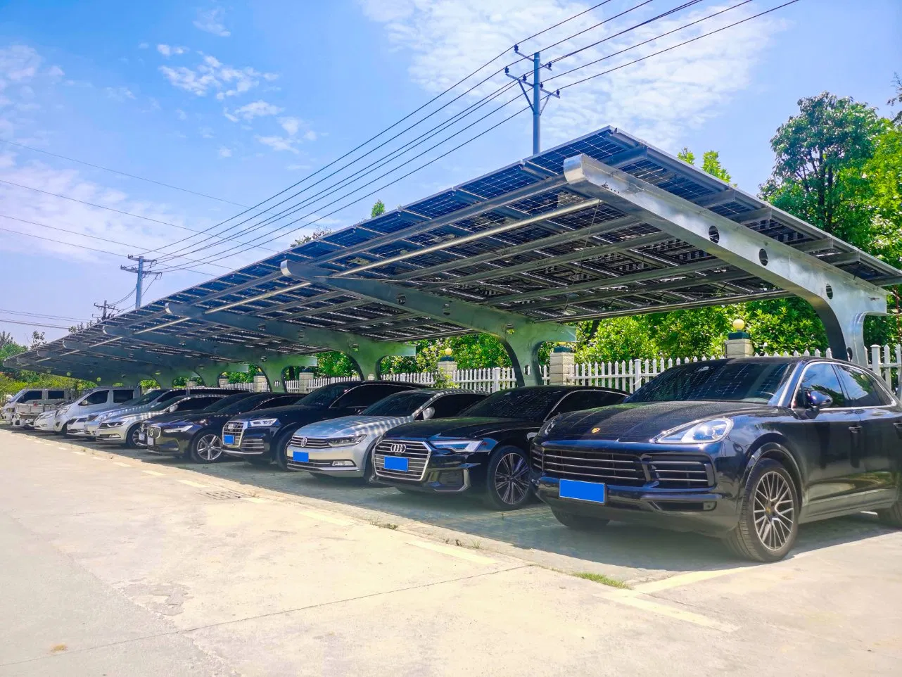 Solar Carport Light Storage Charging Integrated Multi-Carport System