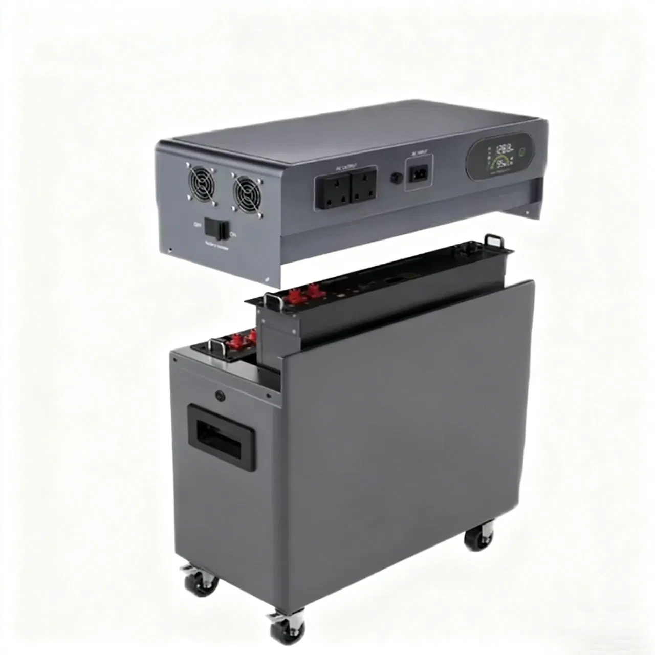 2.4kw 3kw All-in-One Backup Battery Power Station Household Dual MPPT 2.4kwh Battery off-Grid Portable Solar System Energy Storage Battery