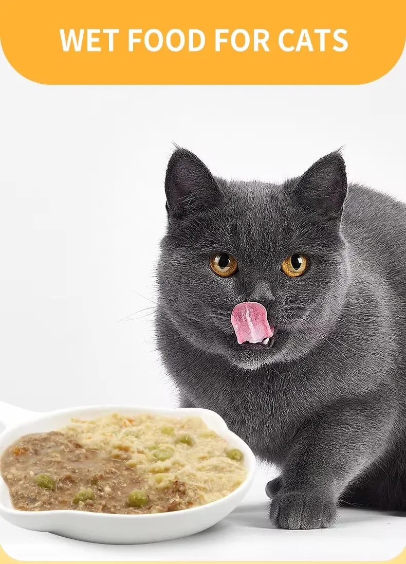 طعام قطط معلب