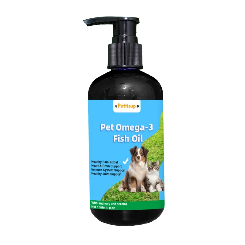 100% زيت سمك السلمون البري من ألاسكا للكلاب والقطط 32oz سائل EPA DHA لصحة الجلد والمعطف وصحة المناعة والقلب