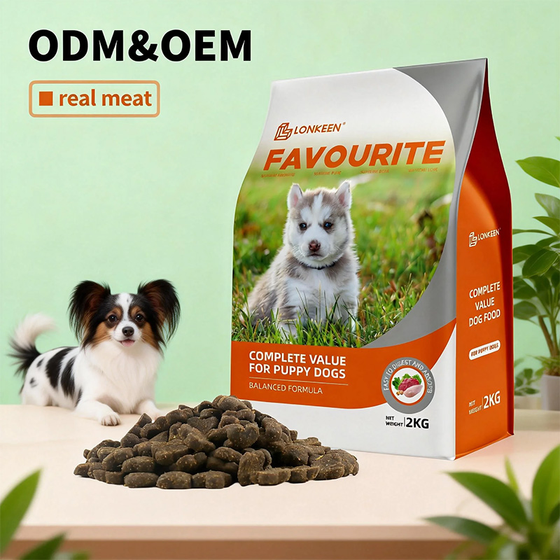 طعام جاف للكلاب الجراء بنكهة سمك البط الطازج 2kg تصنيع حسب الطلب تصنيع حسب الطلب