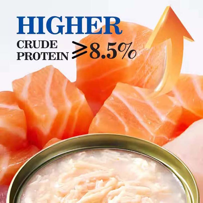 منتجات الحيوانات الأليفة بالجملة 100% طبيعي 170g طعام رطب للقطط من اللحم النيء معلب غذاء أساسي عالي التغذية للقطط والكلاب