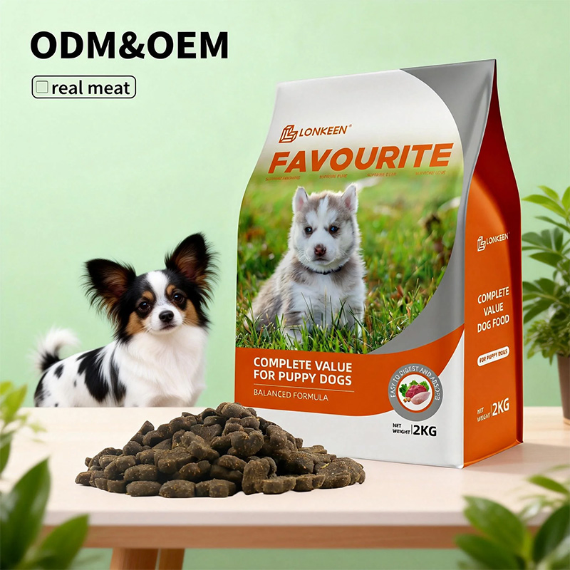 طعام جاف للكلاب الجراء بنكهة سمك البط الطازج 2kg تصنيع حسب الطلب تصنيع حسب الطلب