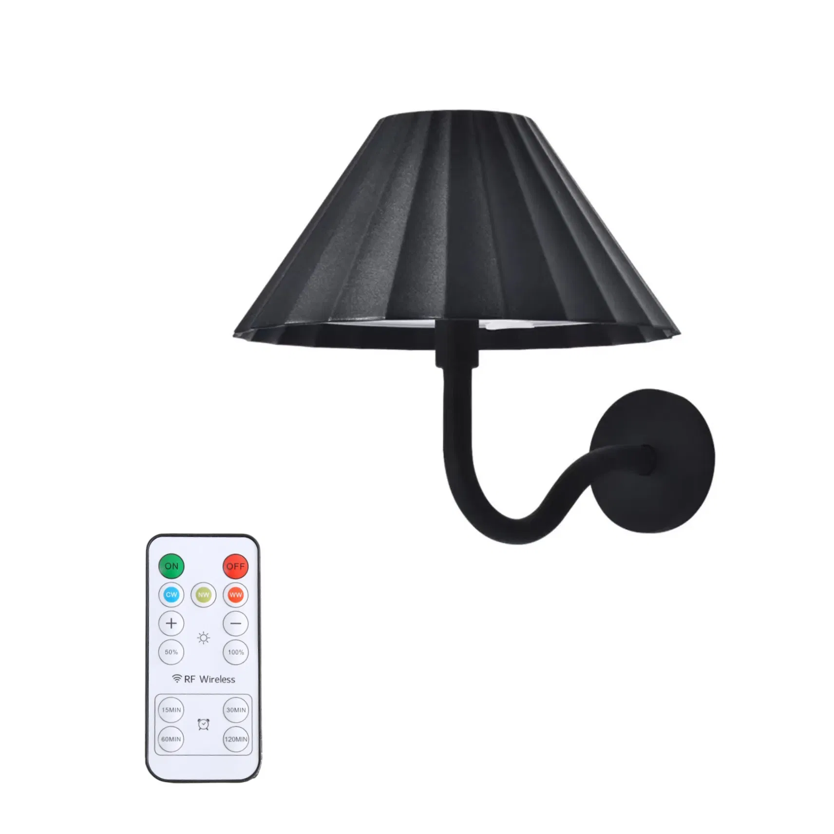 Controle Remoto de Toque Luminárias de Parede LED Modernas com Bateria Recarregável