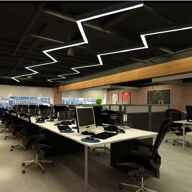 Luminária Linear LED Slim para Supermercados e Escritórios