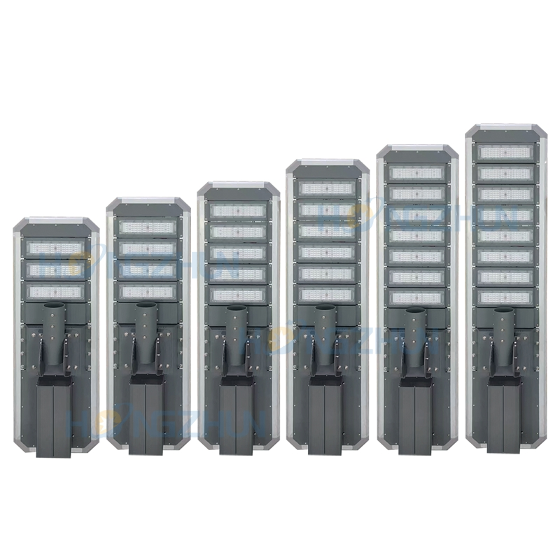 Novo Design 150W 200W 300W 350W Luz de Rua Solar LED Tudo em Um IP65 para Projetos de Engenharia