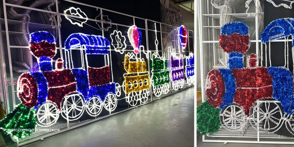 Detalhe do Trem LED