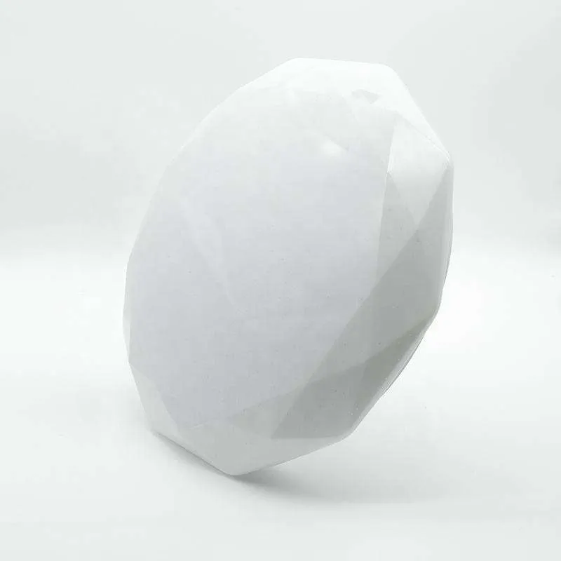 Luz de Teto LED PMMA com Detalhes Geométricos