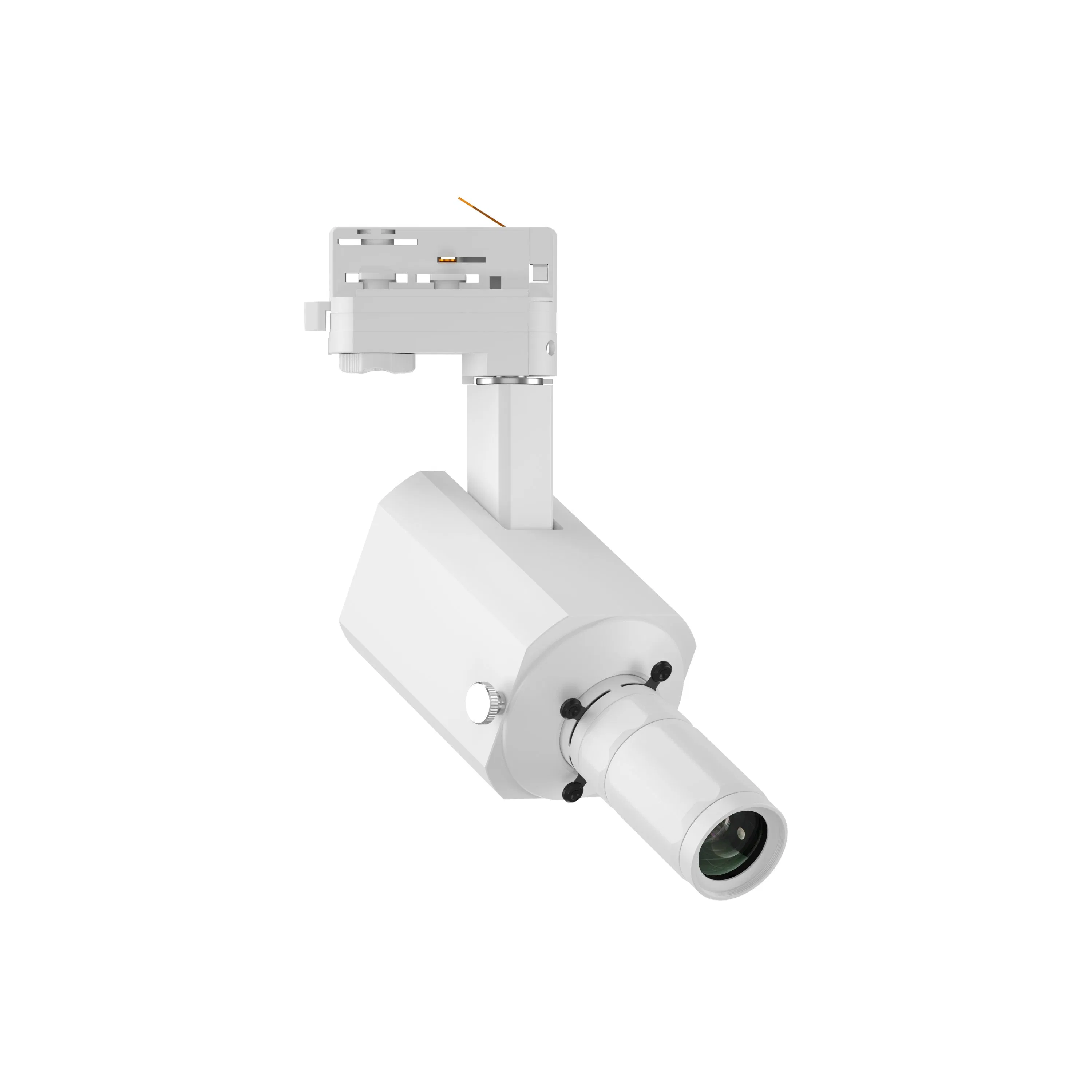 Destaque de Arte Nova Tendência 12W Projetor de Spot de Iluminação de Trilho LED COB Dimensional Moldável com Gobo