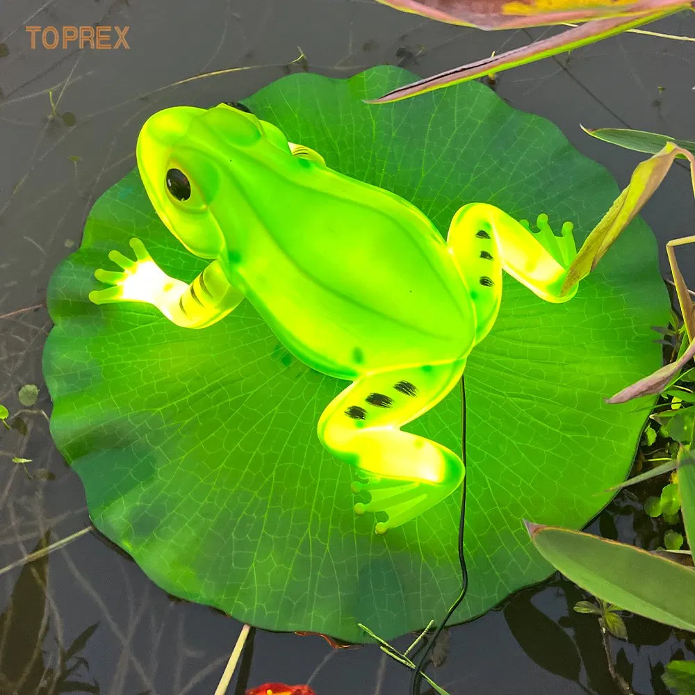 Luz de Jardim Toprex Sapo Animais LED com Luzes Noturnas Brilham no Escuro Decoração de Natal