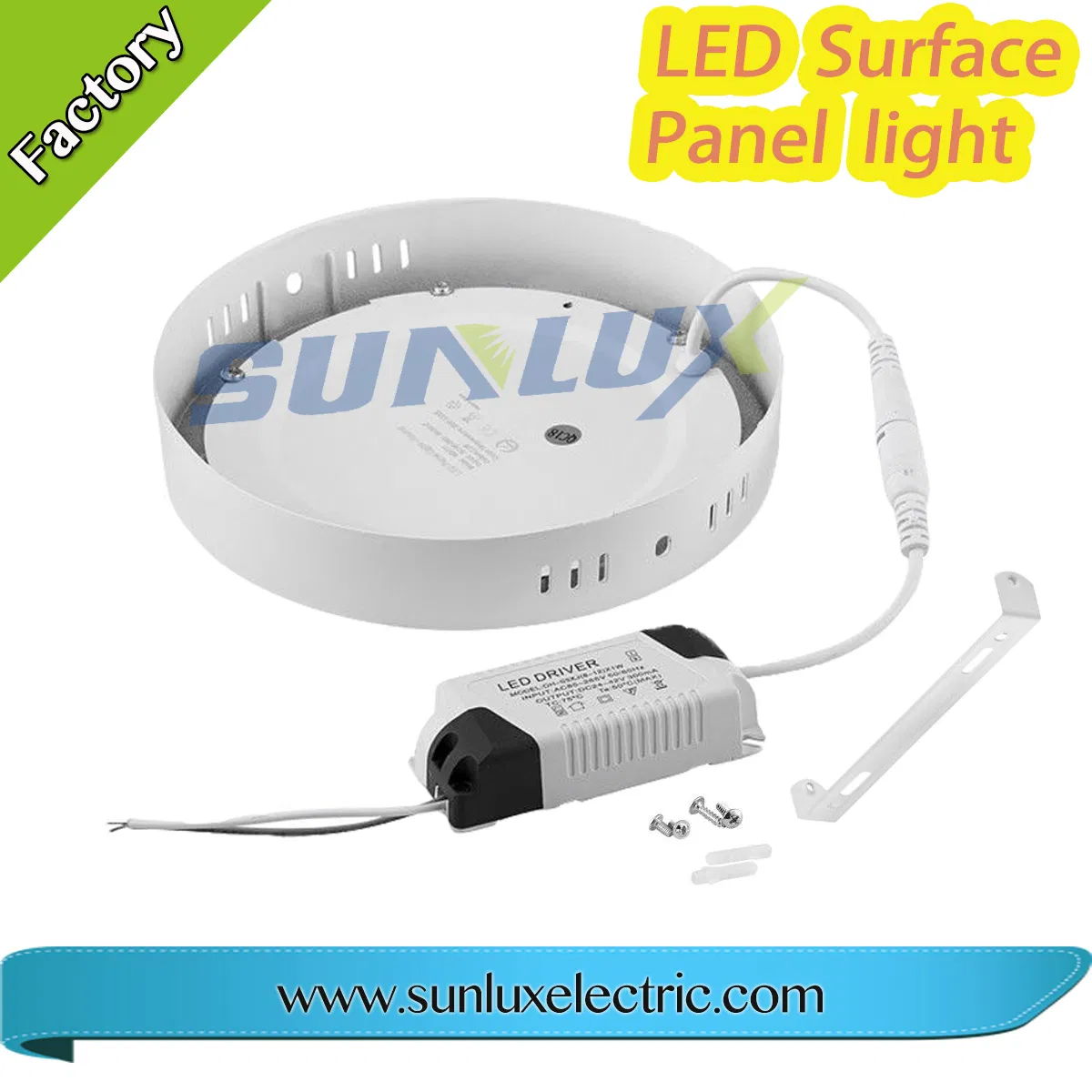 Painel LED Slim Quadrado Montado na Superfície de Alumínio de Qualidade 12W 18W 85V-265V