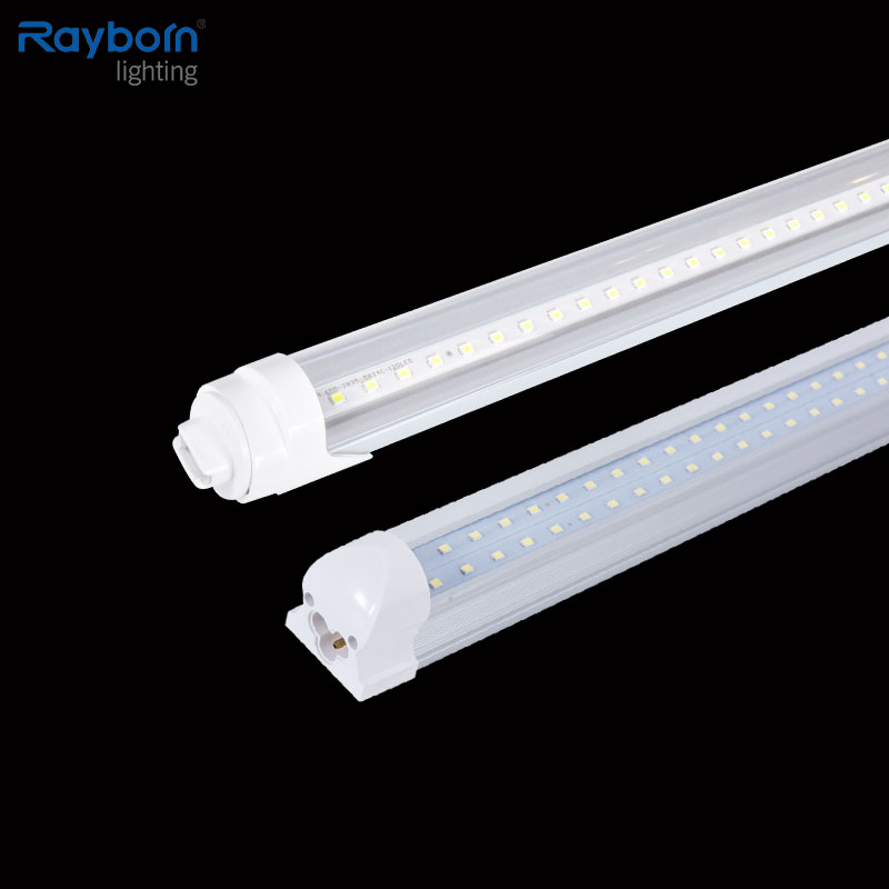 10W/18W/20W/22W/25W/36W/40W Alta Lúmen 2400mm 1500mm 600mm 1200mm Tubo de Luz Fluorescente LED T5 T8 2FT/4FT/5FT/8FT Luz de Tubo LED