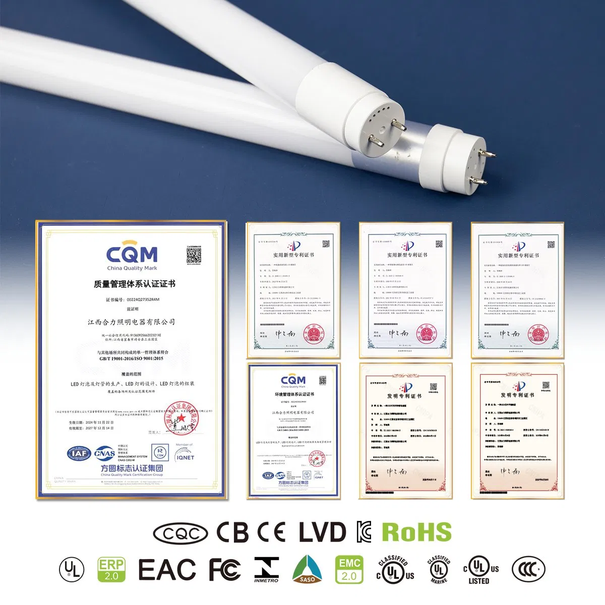 Vida Útil Longa 100-265V PC4 Tubo LED 18W 1620lm T8 Luz de Tubo LED