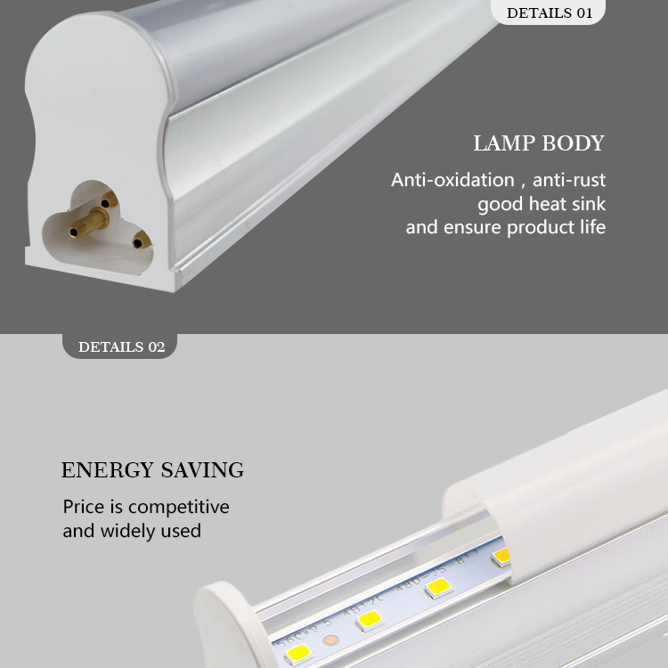 2feet 4feet 85-265V 18W 36W T5 T8 6500K Luz de Tubo LED