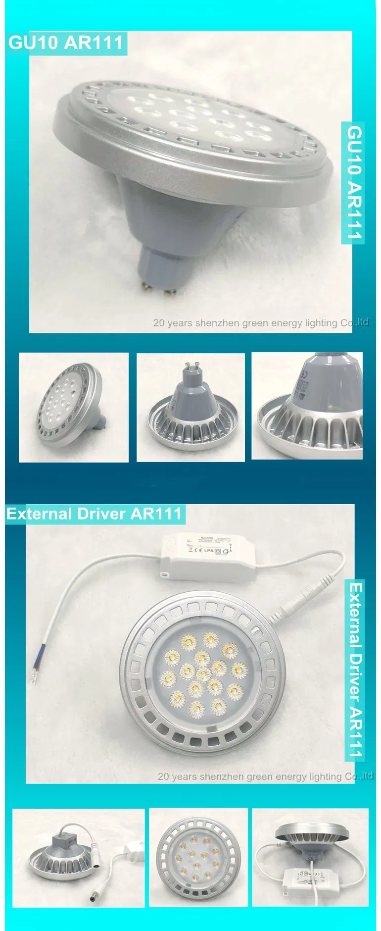 AR111 Dimensões