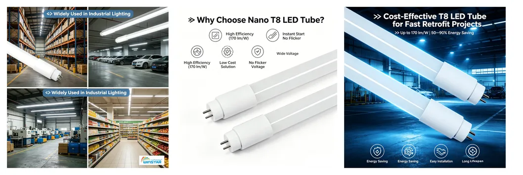 Tubo LED T8 Nano