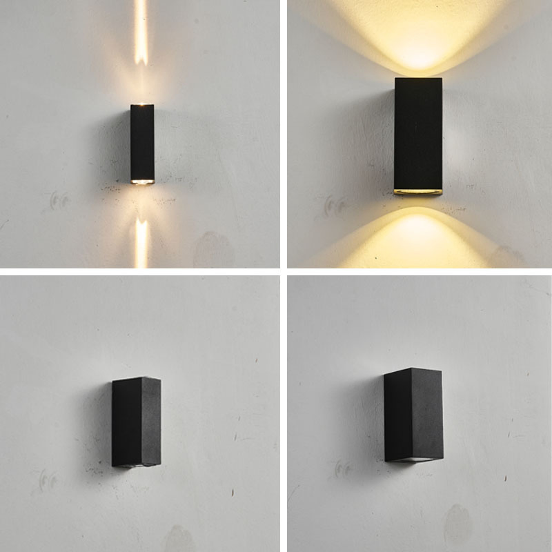 Luz de parede LED à prova d'água moderna e minimalista para corredores e escadas de hotéis