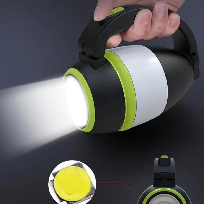 Lanterna de Emergência LED Colapsável Recarregável para Camping Iluminação ao Ar Livre de Pesca