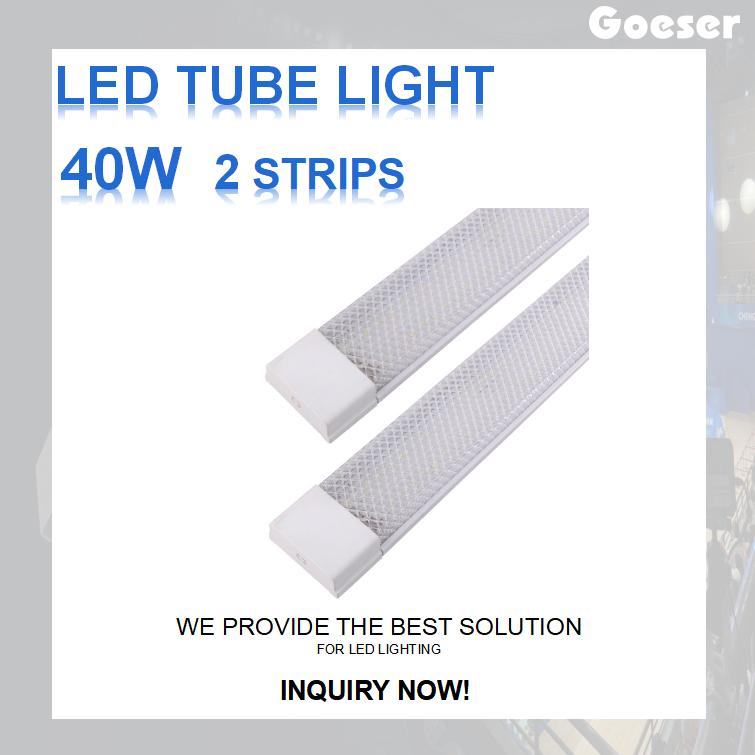 Tubo Linear 2-4 Linha 20W 40W 60W 80W 100W 120cm Luz LED de Montagem na Parede