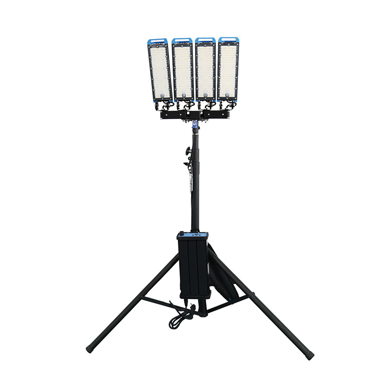 Luz de Tripé LED Conssin Industrial Trabalho Balão Iluminação À Prova D'Água Telescópica Portátil Torre de Luz Móvel