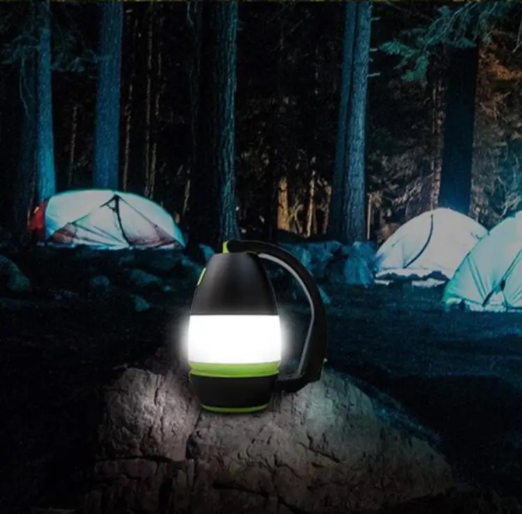 Lanterna de Emergência LED Colapsável Recarregável para Camping Iluminação ao Ar Livre de Pesca