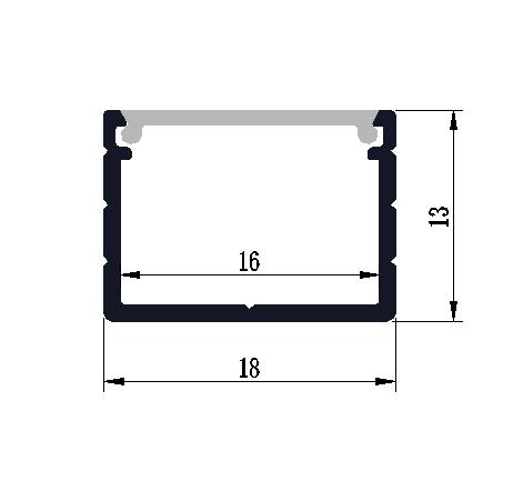 Luminária Linear de LED em Alumínio para Iluminação de Escritórios e Decoração Interna