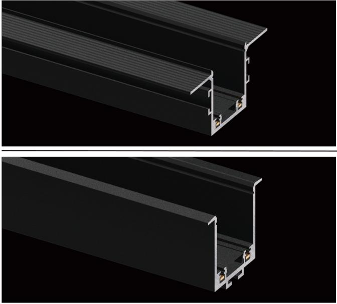 Iluminação Residencial Comercial Luz de Trilho Magnético Ultra Fina 48V 10W Luz LED Inteligente Economizadora de Energia