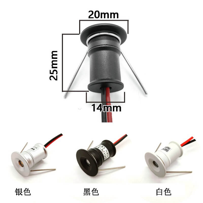 Luz de destaque LED mini instalação externa banheiro quarto cozinha inteligente com controle remoto LED