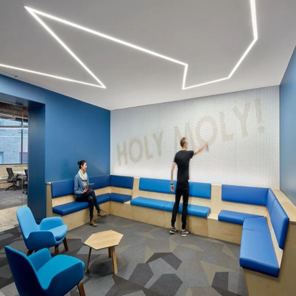 Luminária de Teto Recessada LED Personalizada com Forma Quadrada