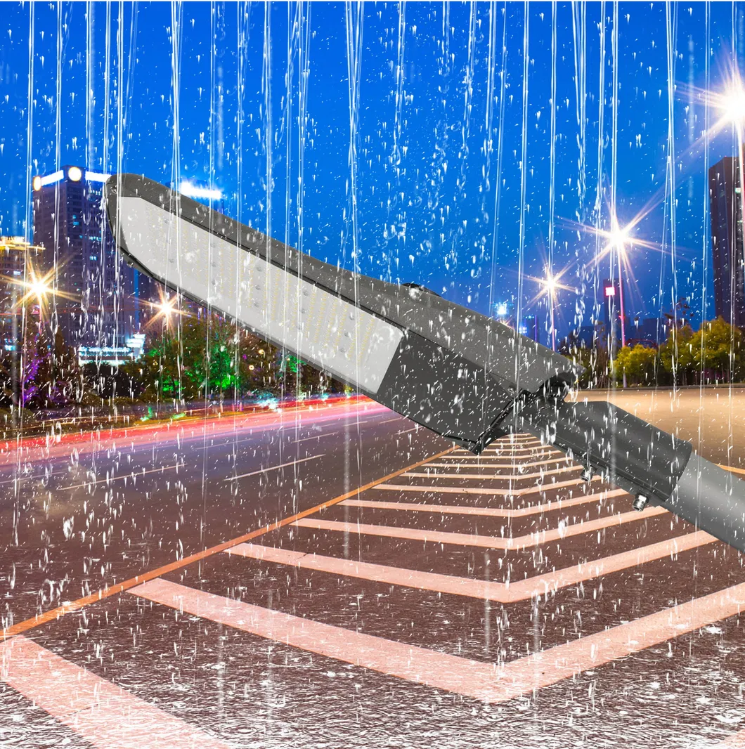 Iluminação Pública Inteligente LED para Economia de Energia 4000K Controle Inteligente IP66 Lâmpada de Rua à Prova d'Água Solução de Luz para Estacionamento LED