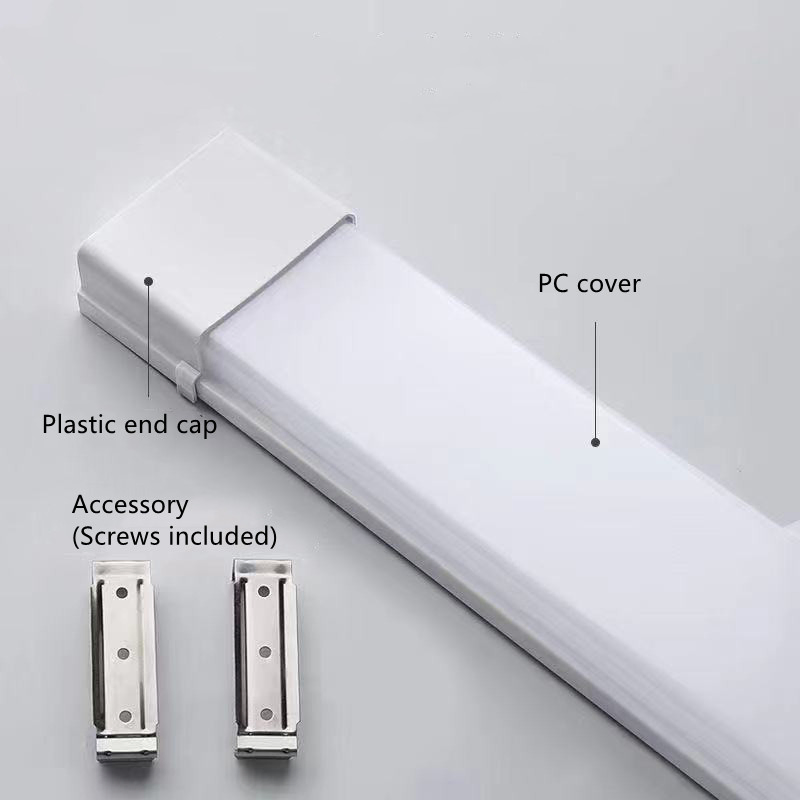 Trilho Linear 20W 40W 60W 80W 100W Tubo Batten SMD 2835 Fitas AC100-264V Iluminação LED