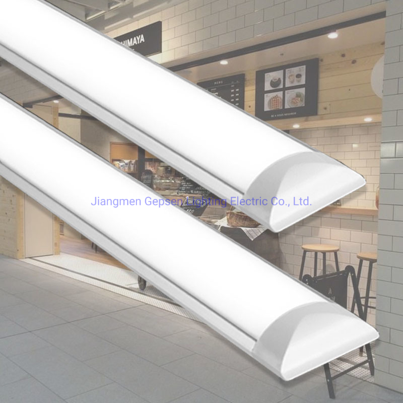 Luminária Linear de Tubo de Alumínio para Escritório 4FT Luminárias LED Batten 1200mm