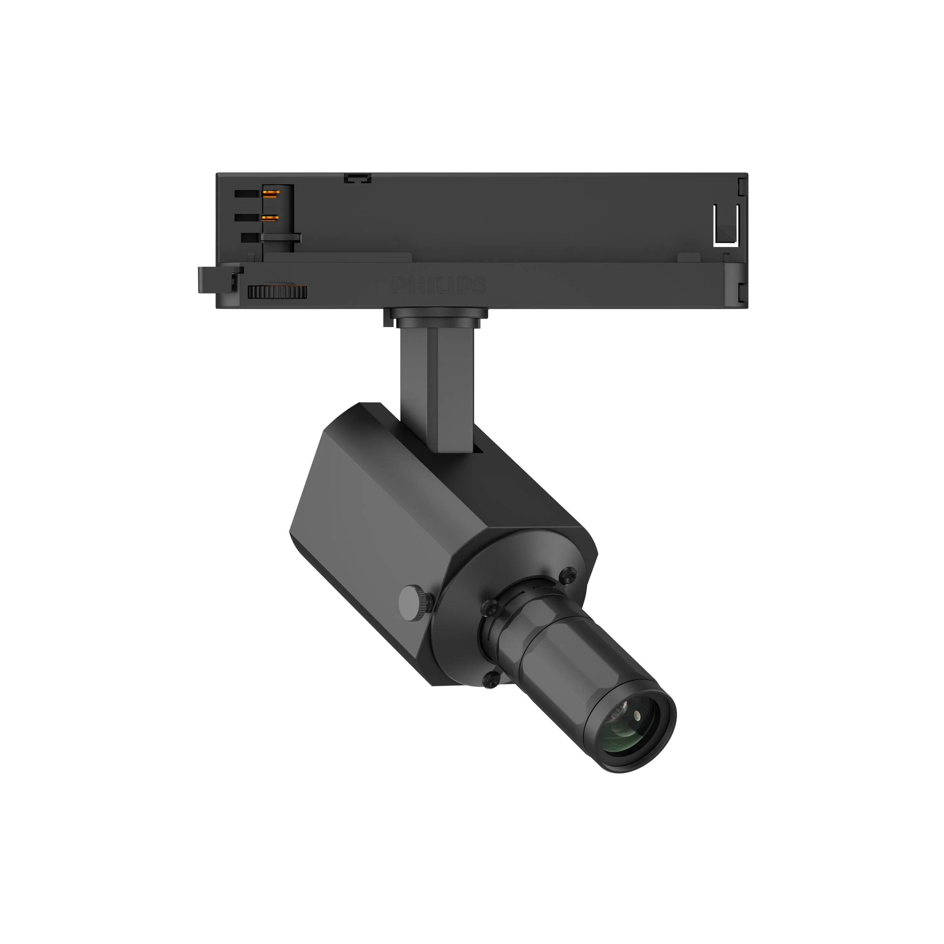 Destaque de Arte Nova Tendência 12W Projetor de Spot de Iluminação de Trilho LED COB Dimensional Moldável com Gobo