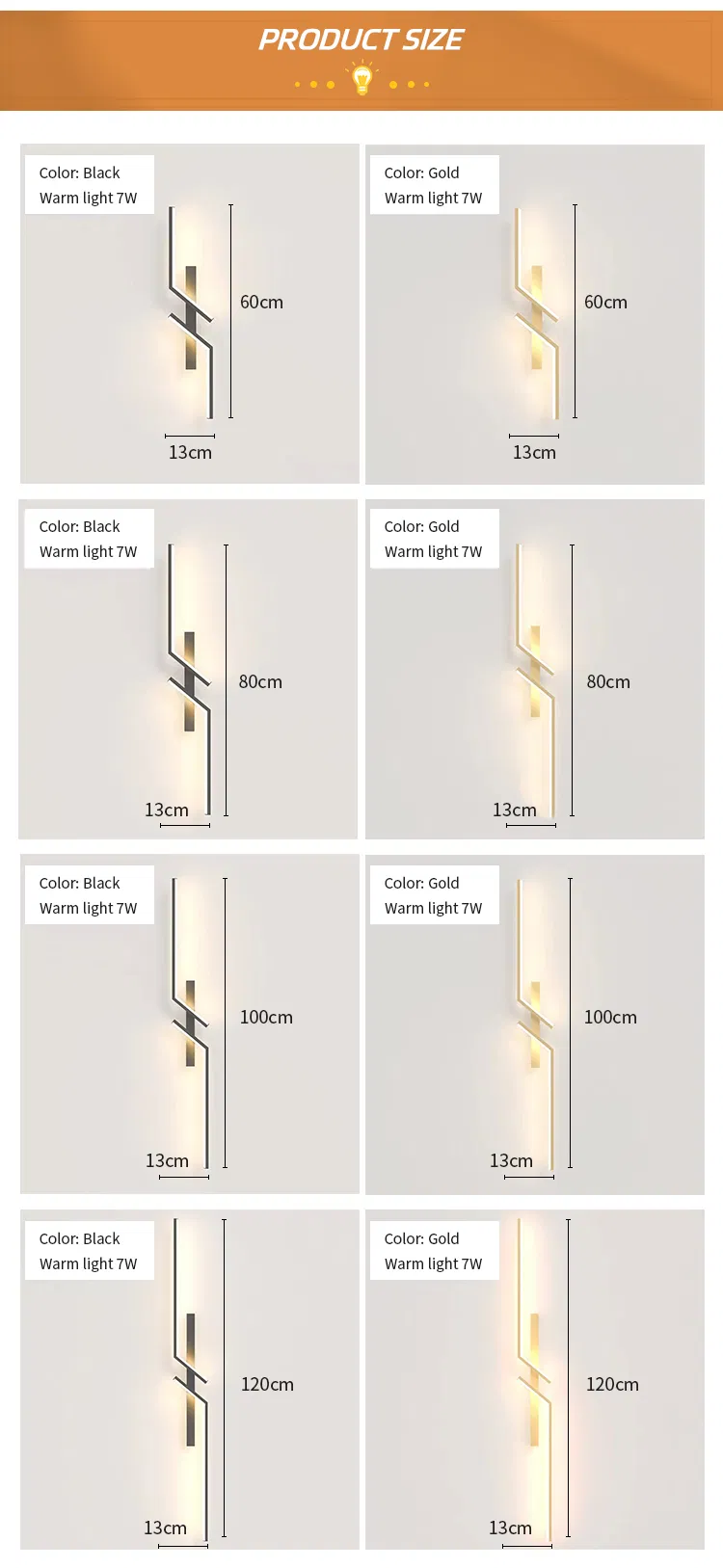 Luminária de parede LED 4