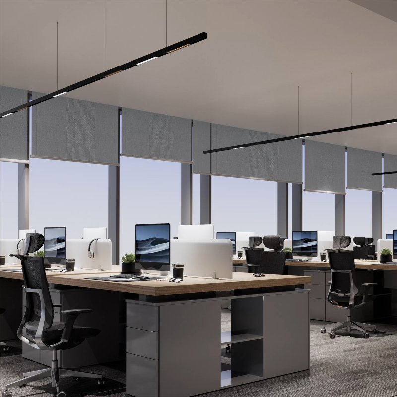 Iluminação de Trilho LED Interna Moderna Linear Corpo de Alumínio Superfície Recessada Pendentes LED Holofotes de Trilho