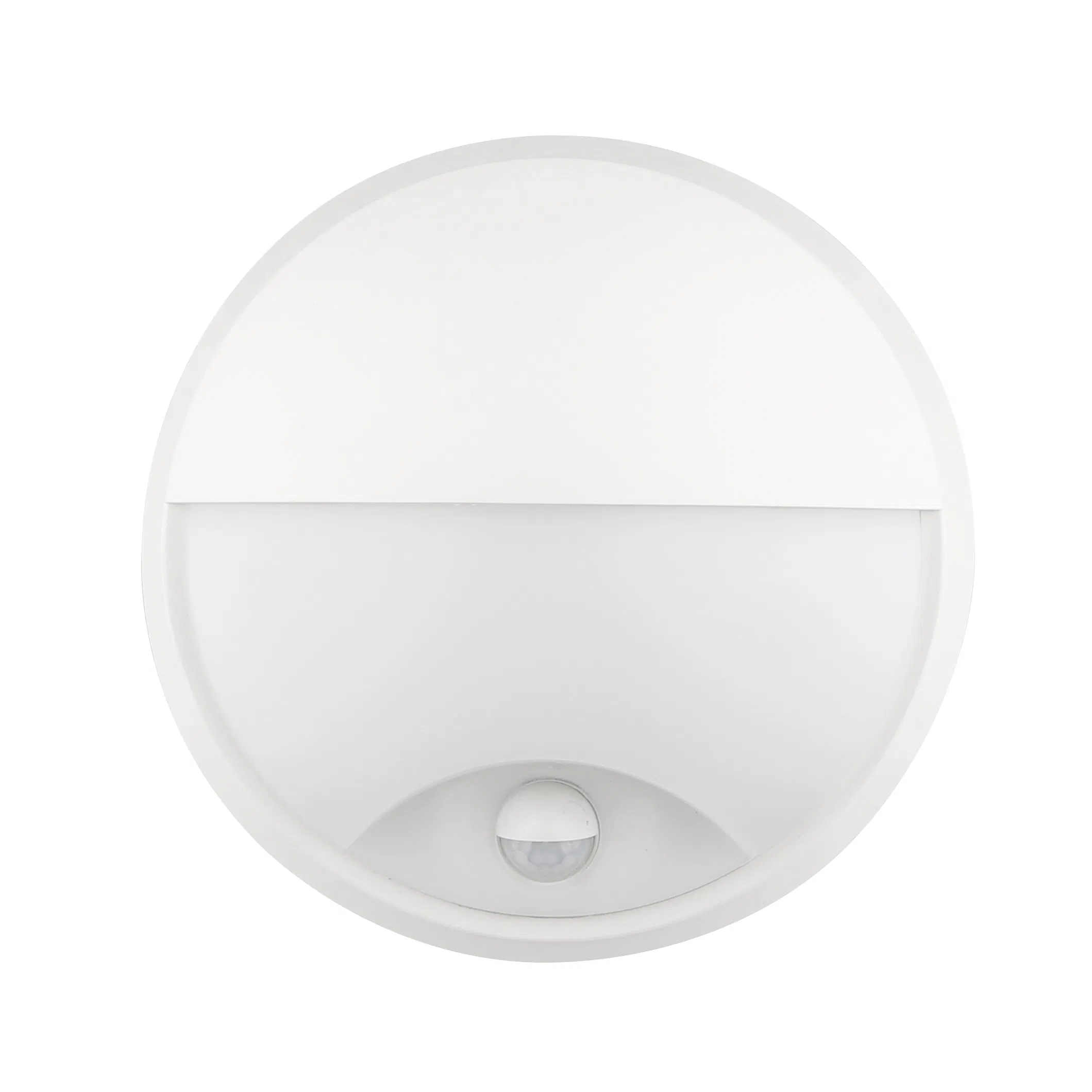 Lâmpada de Bulkhead LED Preta com Sensor PIR IP65 18W 3000K 4000K 6000K CCT Fábrica de Alta Qualidade