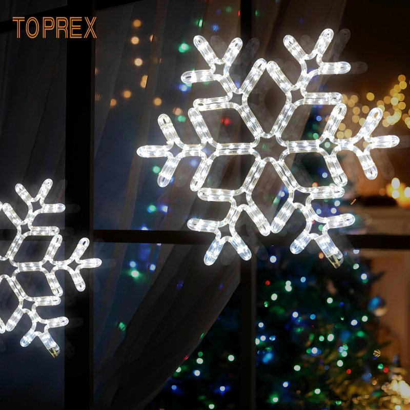 Luzes de Cordão Decorativas de Flocos de Neve LED que Brilham no Escuro para o Festival de Ramadan